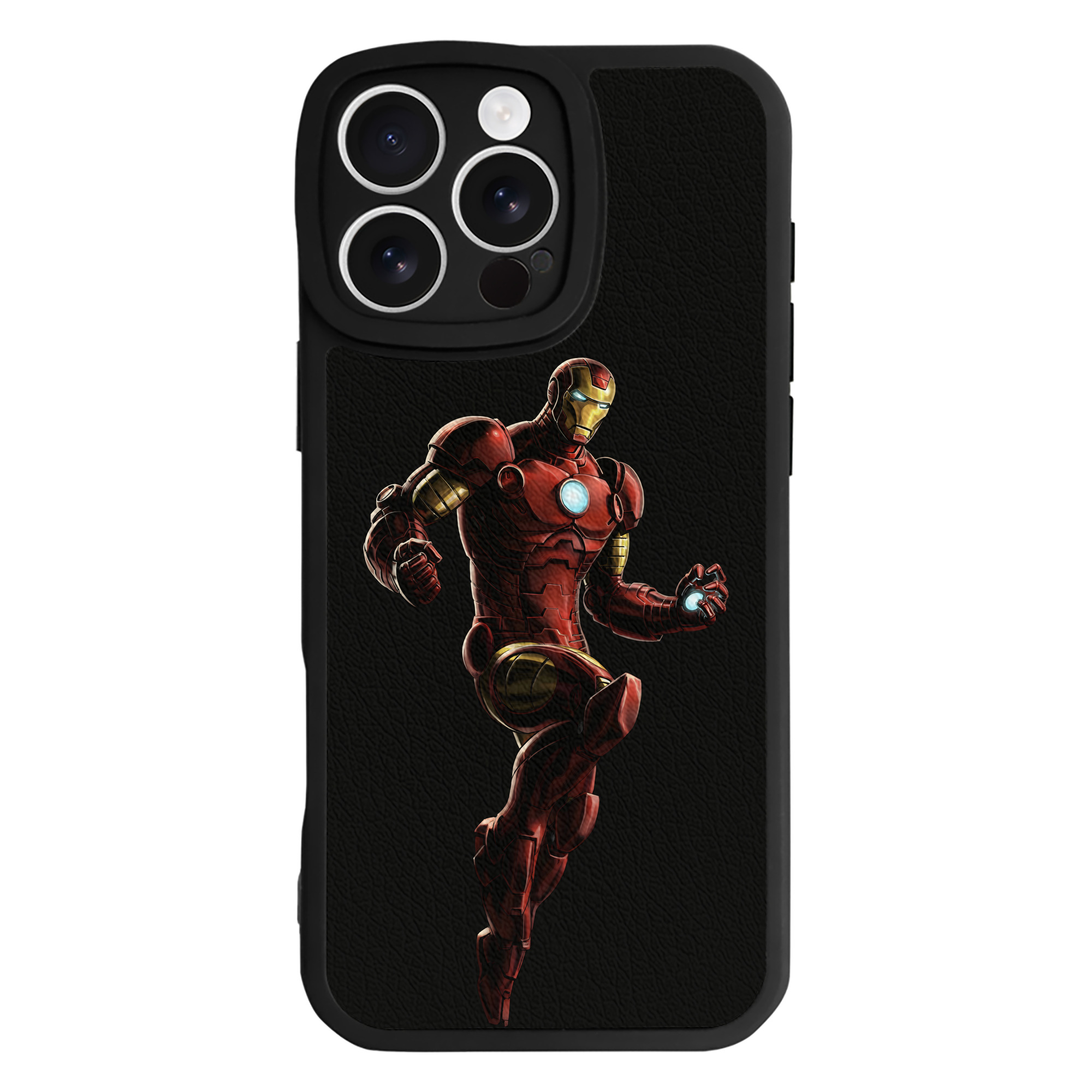 （画像用） アベンジャーズ The Avengers 【iPhone 16シリーズ対応】シリコンスマホケース（レザー調） 材質：シリコン